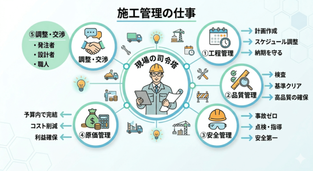 施工管理の仕事について