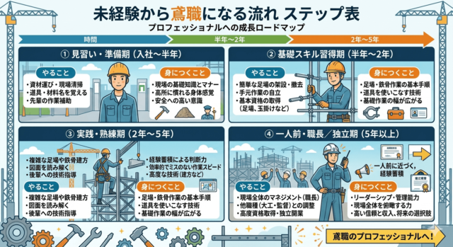 未経験から鳶職になる方法