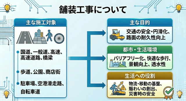 舗装工事について