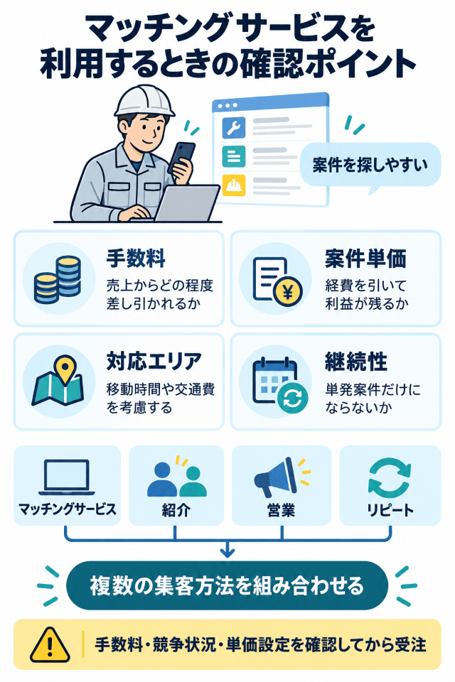マッチングサービスを利用する際のポイント