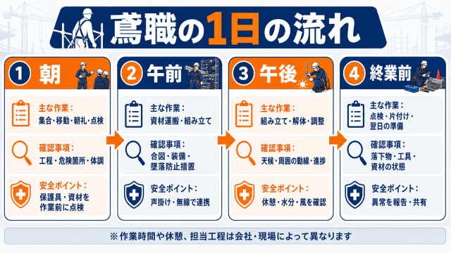 鳶職の仕事内容と1日の流れ