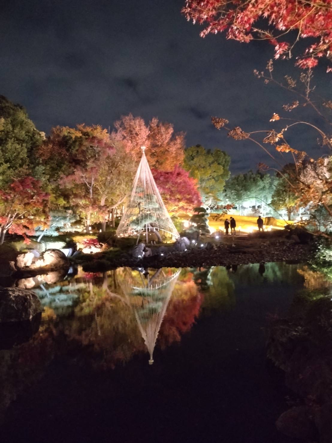 花畑公園ライトアップ⭐ | 宗明建設株式会社 | 建設業の求人・転職