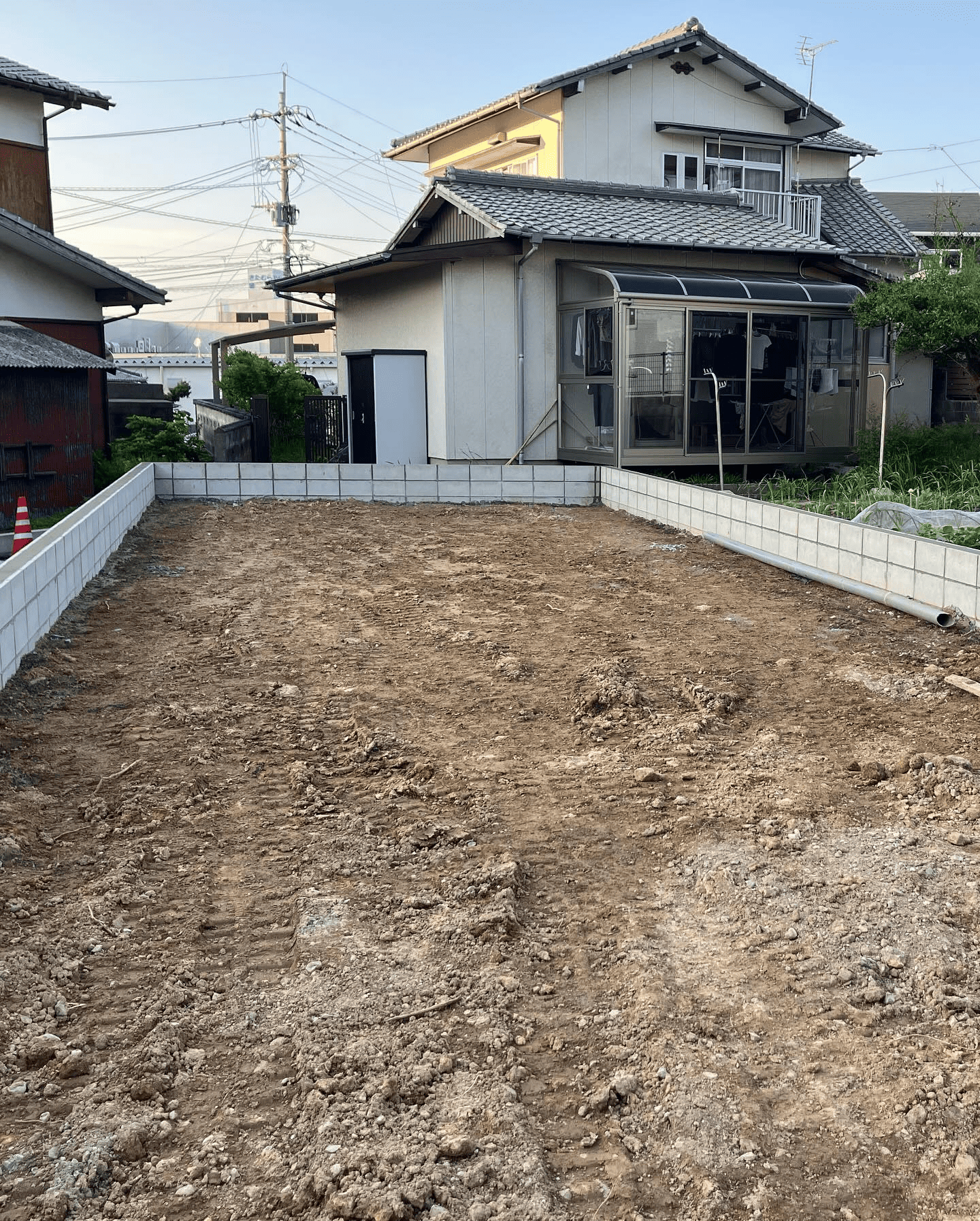 🏗️ 宅地造成・境界ブロック工事