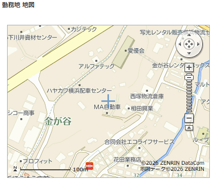ナビ設定は金が谷６２３－１